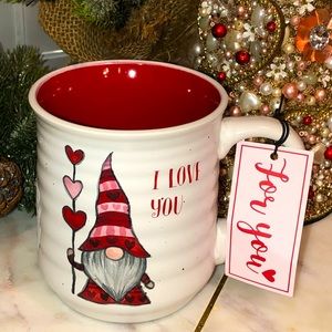 ❤️NWT❤️ I LOVE YOU Gnome Mug